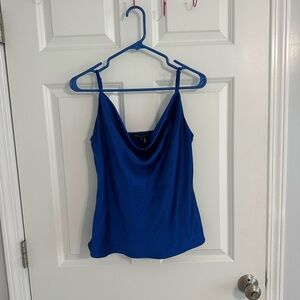 Endless Rose Royal Blue Cowl Neck Camisole